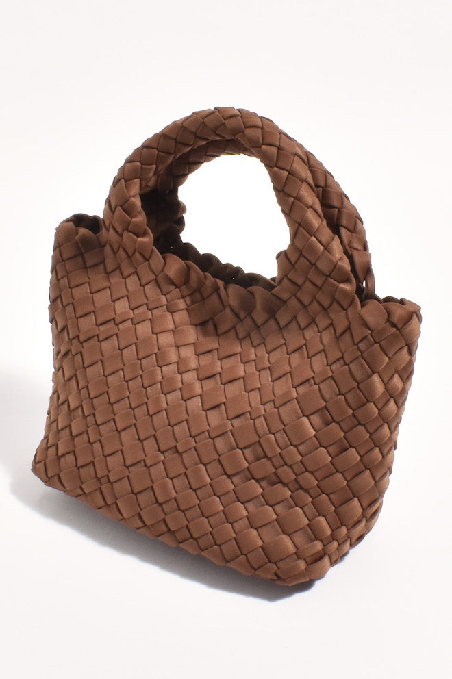 Keira Neoprene Woven Mini Bag with Pouch