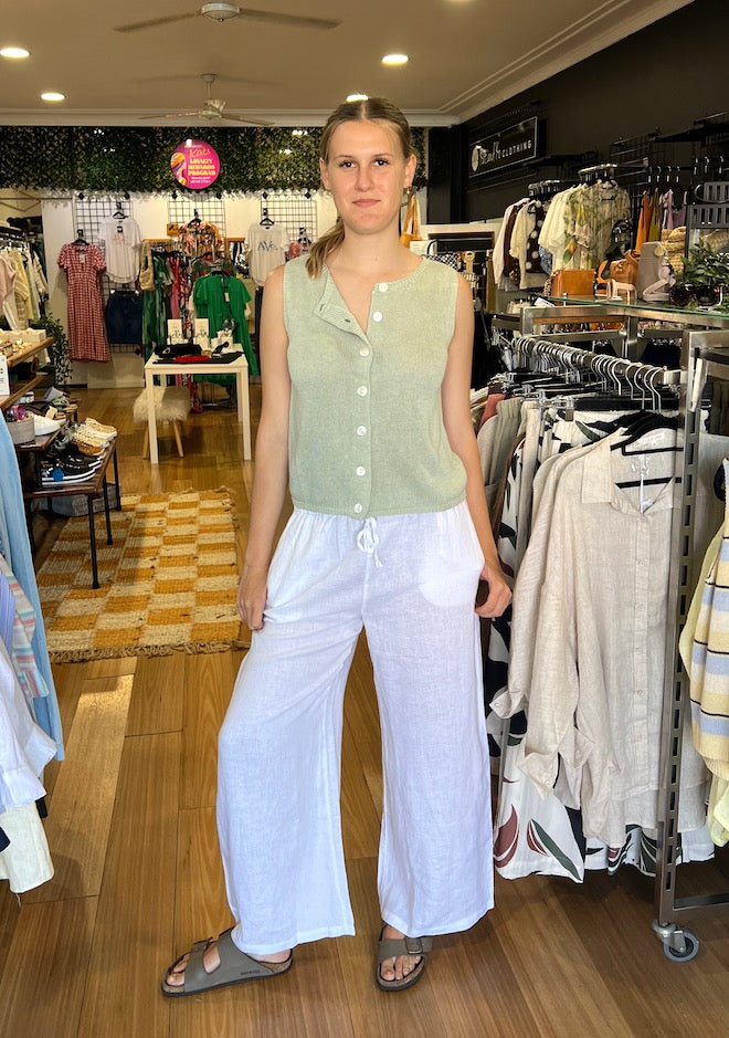 Cloe Top - Sage