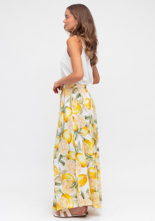Lovely Lemon Maxi Skirt