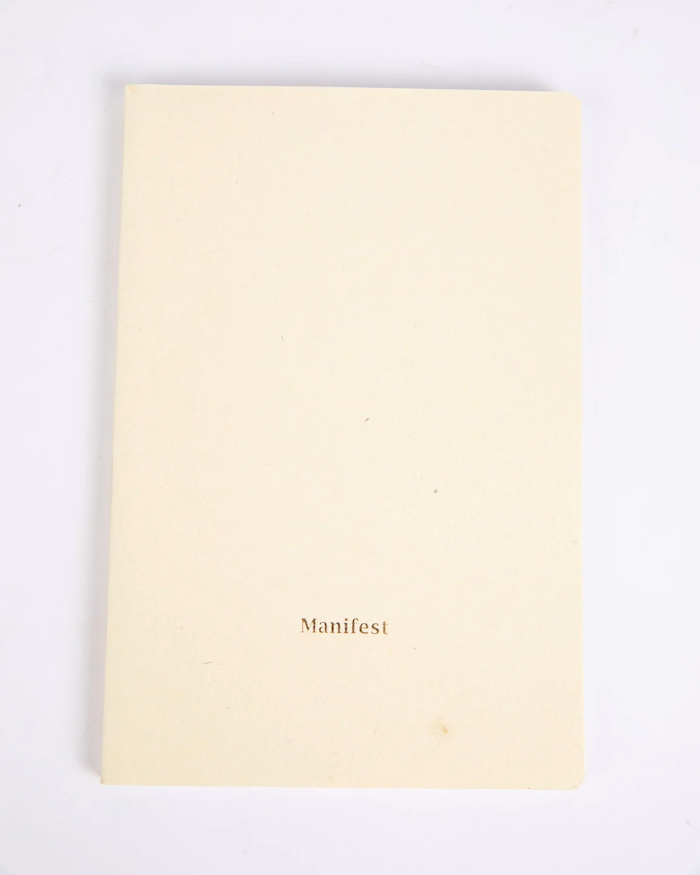 Manifest Notebook - Pale Yellow