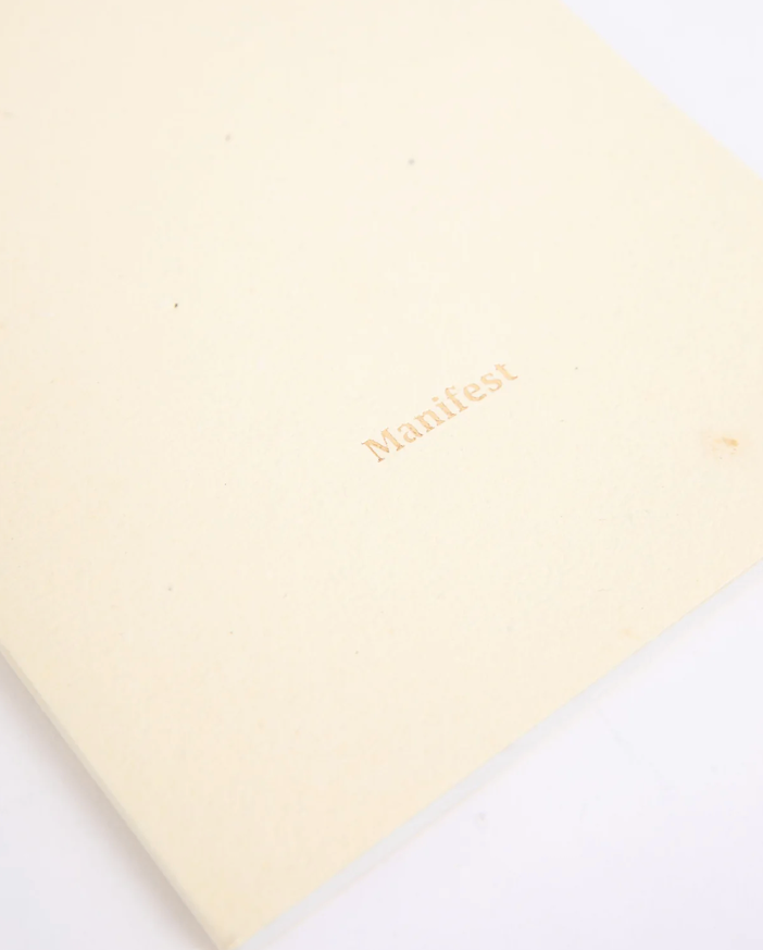 Manifest Notebook - Pale Yellow