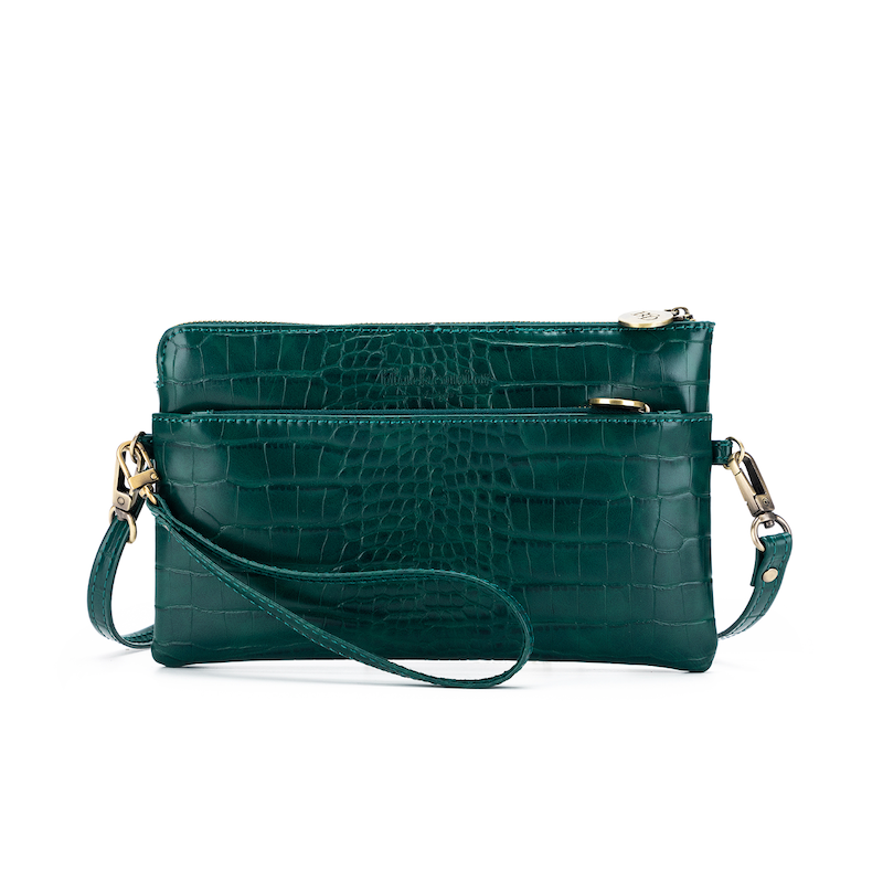 Liv Crossbody Bag/Clutch - Green