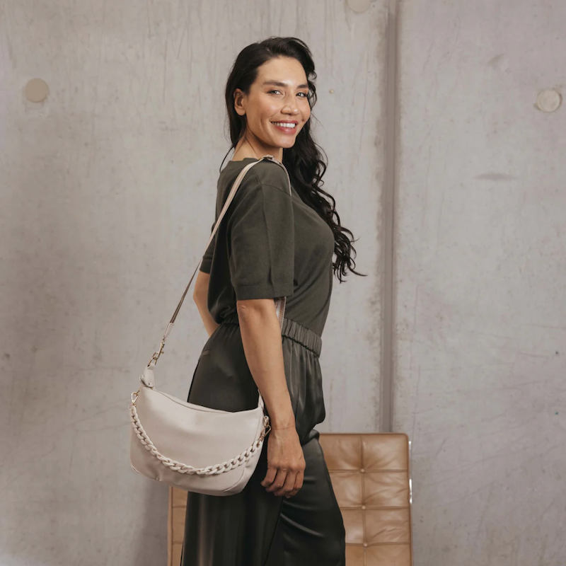 Adele Crossbody Bag Oatmeal