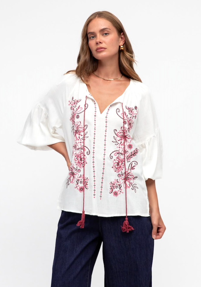 Ella Embroidered Top