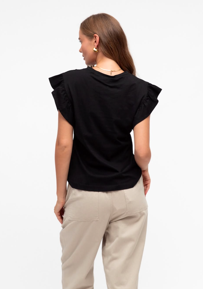 Sanctuary Flutter Tee - Black