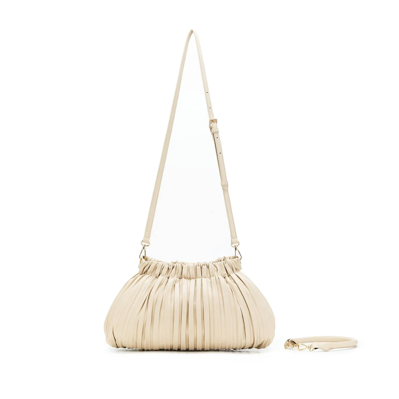 Rosetta Crossbody/Shoulder Bag - Cream
