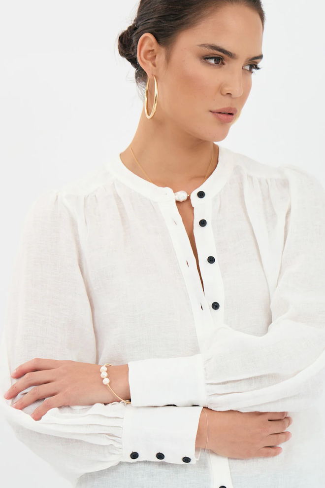Fine Wire Freshwater Pearl Cuff