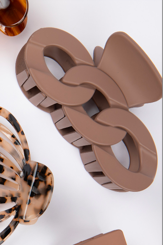 Link Hair Claw - Taupe