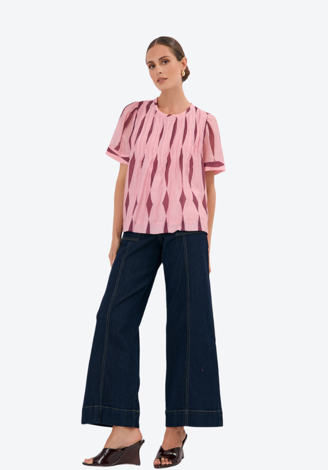 Pearl San Lorenzo Print Top