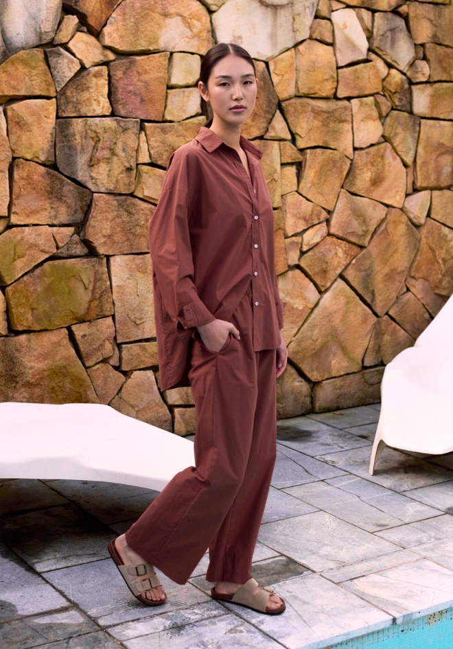 Noosa Shirt - Chestnut