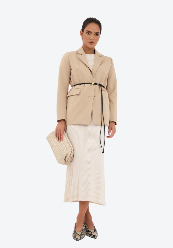 Taylor Rib Knit Midi Skirt