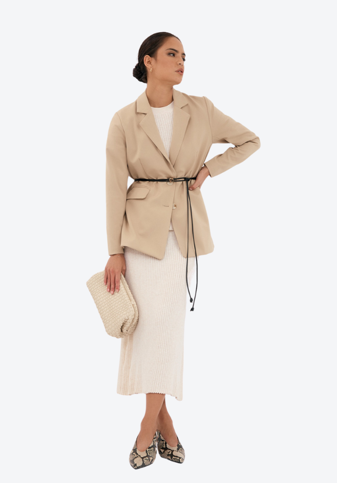 Taylor Rib Knit Midi Skirt