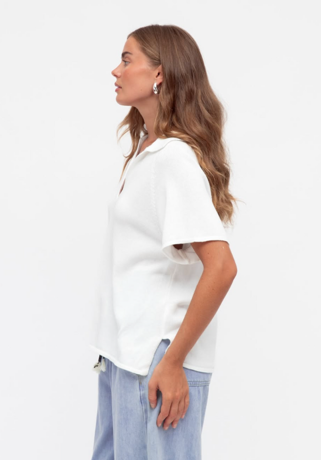 Rebecca V-Neck Knitted Top