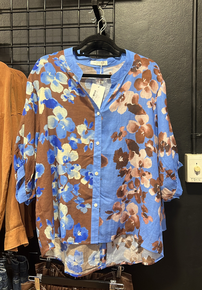 Lila Linen Blouse