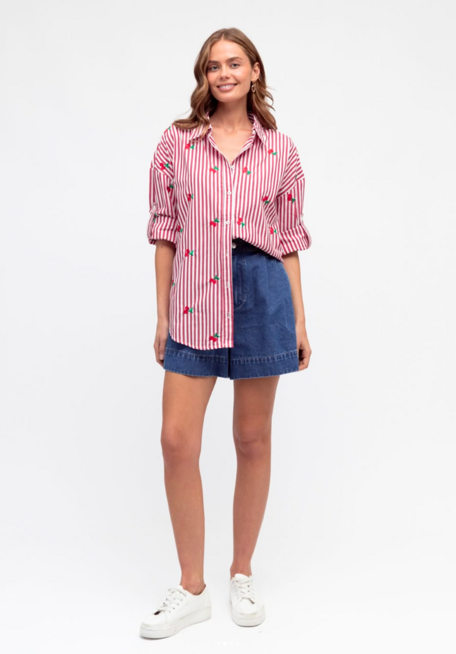 Sweet Cherry Shirt - Red