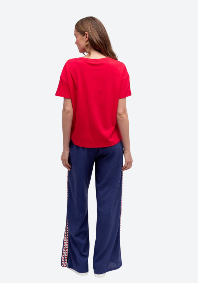 Easy Tuck Tee - Cherry