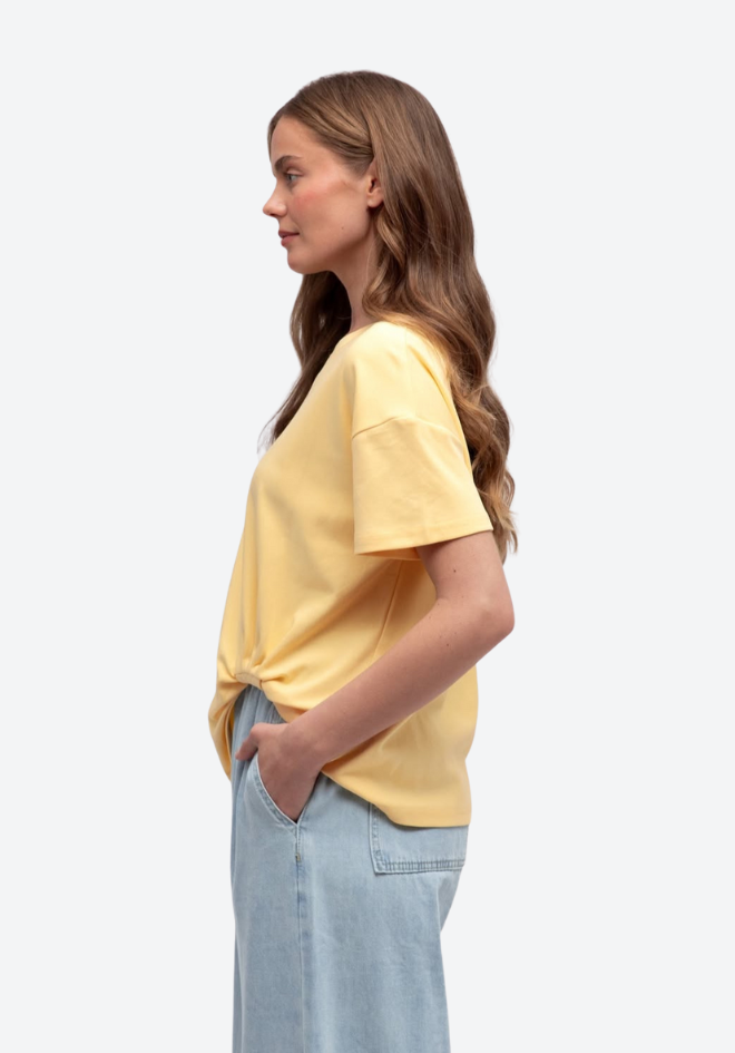 Easy Tuck Tee - Lemon