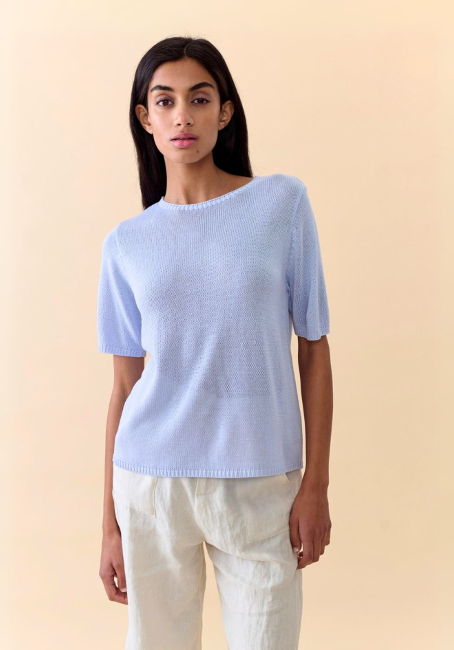 Summer Tee - Soft Blue