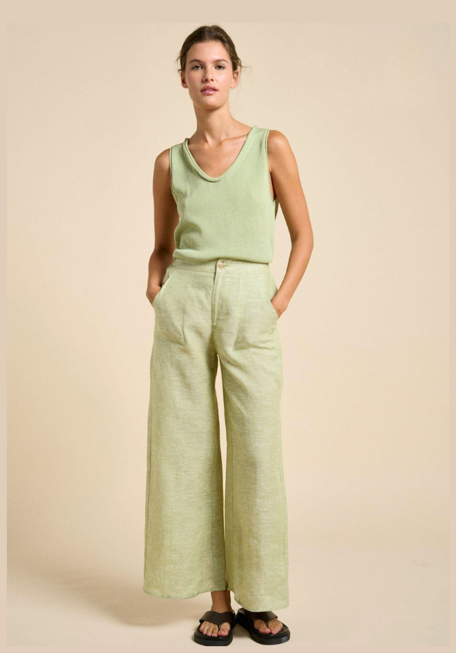 Scoop Spring Tank - Green