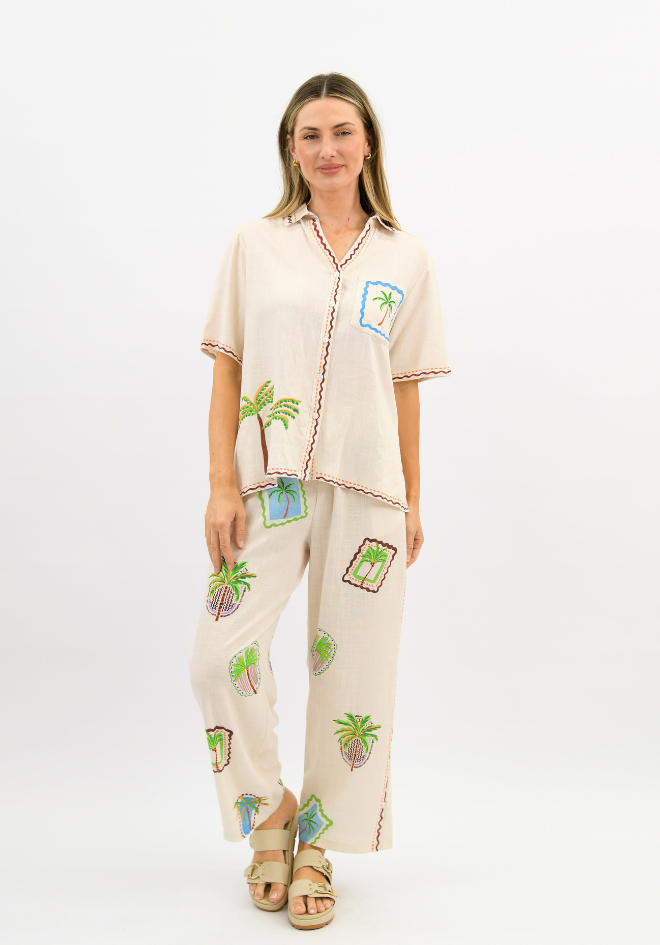 Coastal Postcard Top