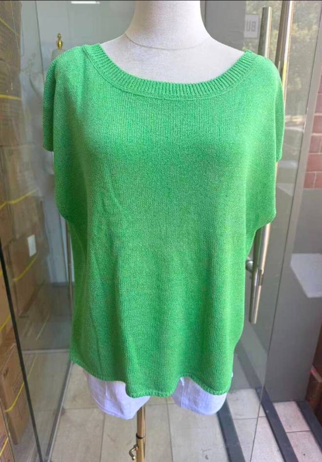 Kayla Knit Top - Green