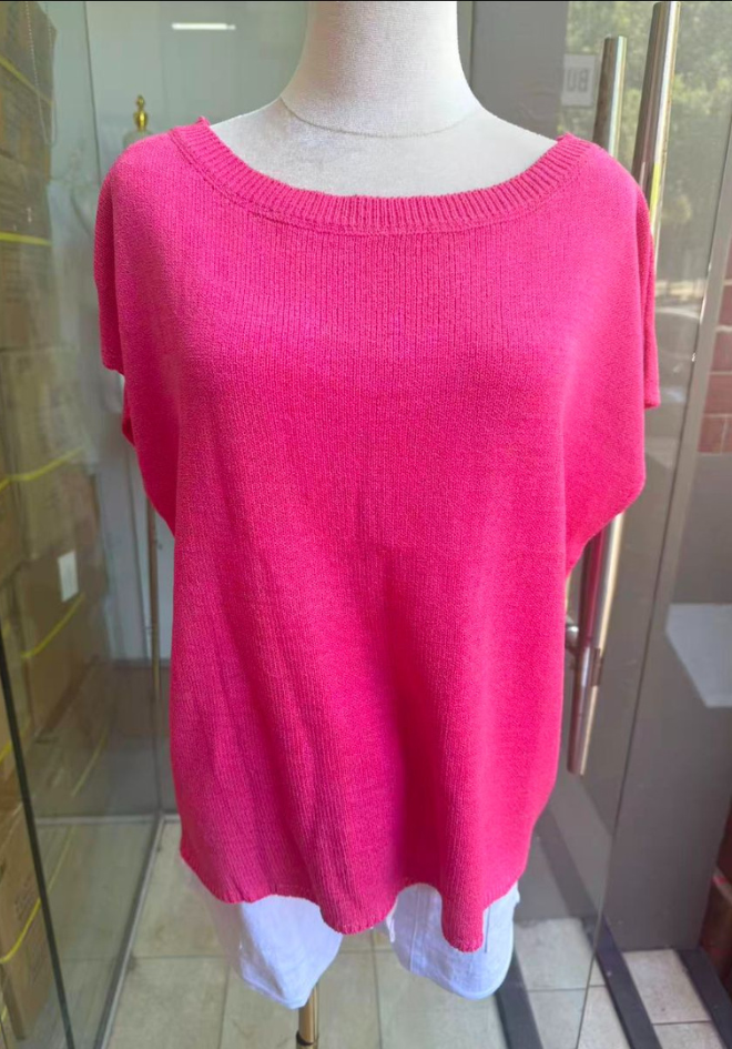 Kayla Knit Top - Watermelon