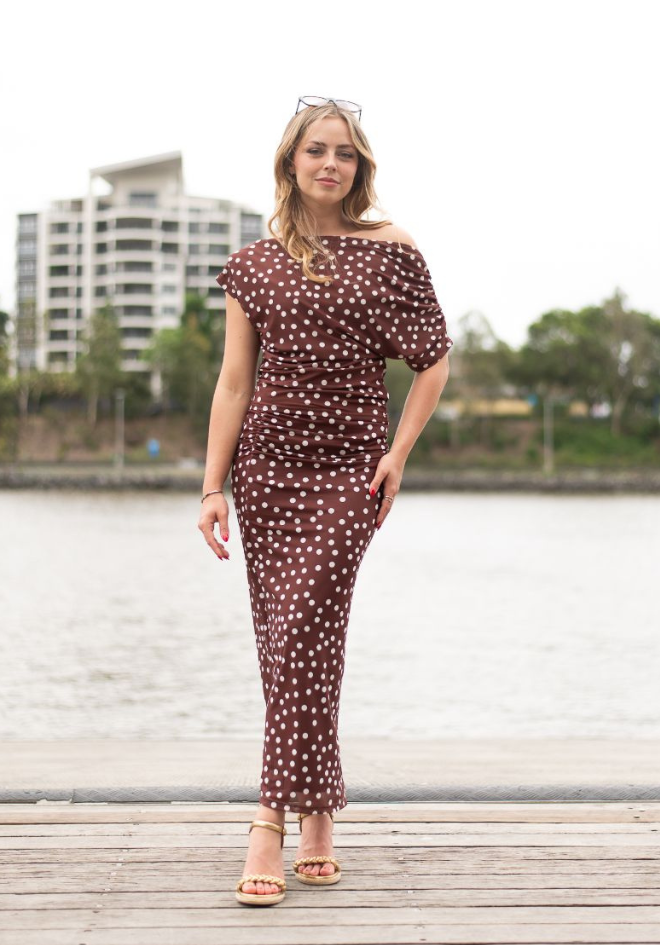 Carter Polka Dot Midi Skirt