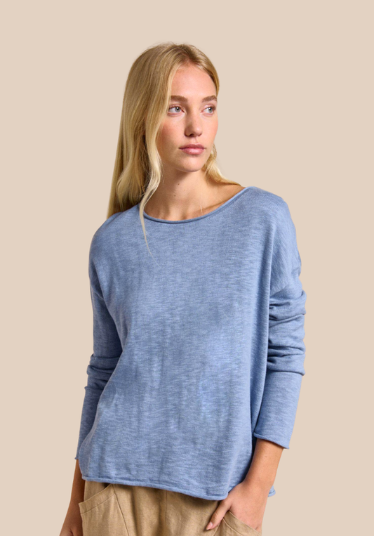 Nellie Top - Nantucket Blue