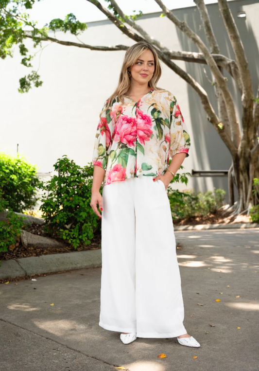 Peony Floral Blouse