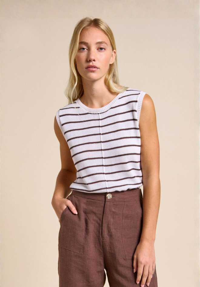 Jude Linen Pants - Chocolate