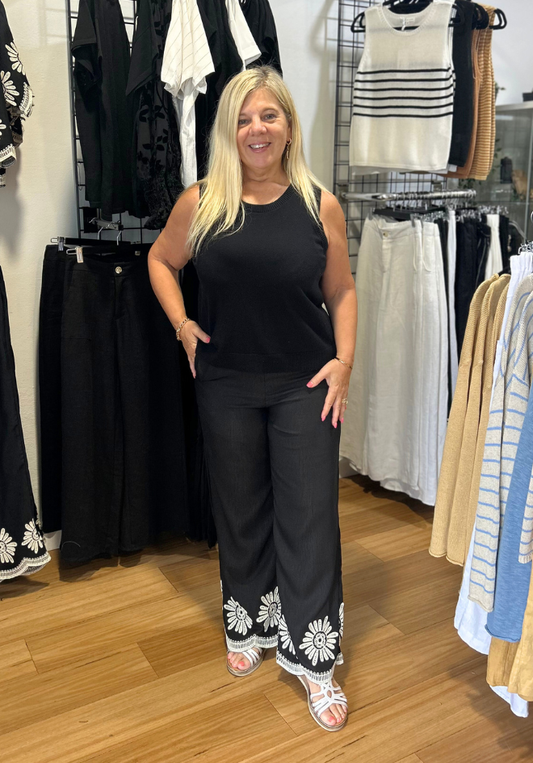 Eva Louise Pants - Black