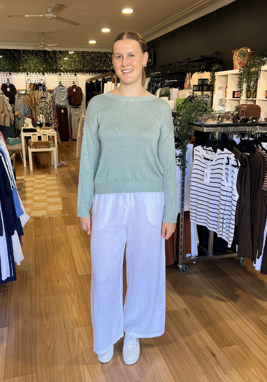 Victoria Jumper - Seafoam
