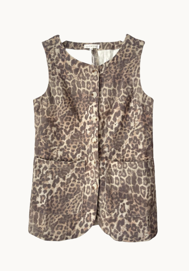 Animal Print Vest