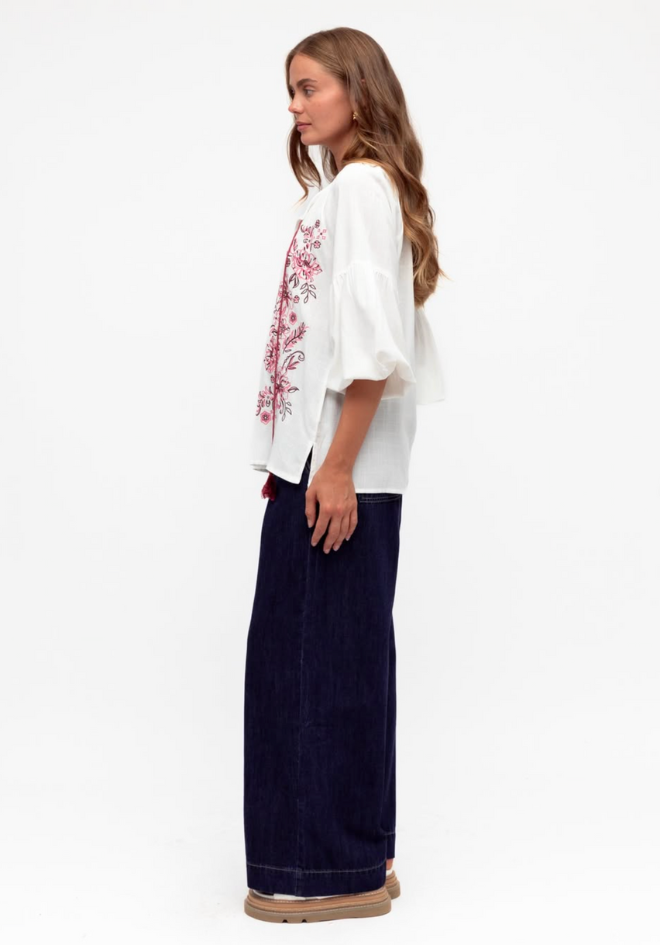 Ella Embroidered Top