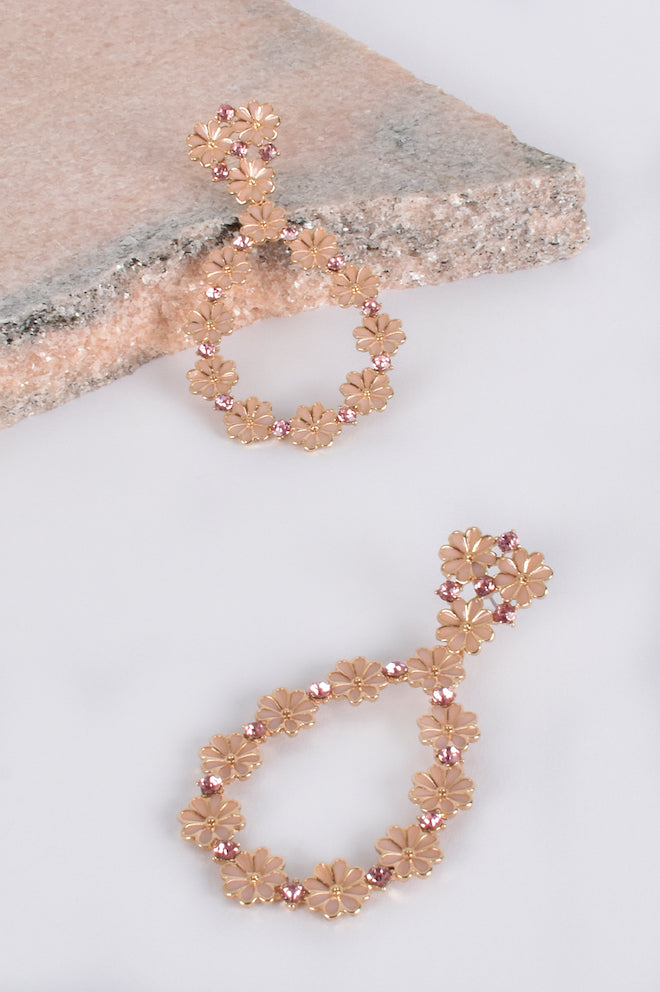 Jewelled Daisy Event Earrings - Kat and Ko Clothing