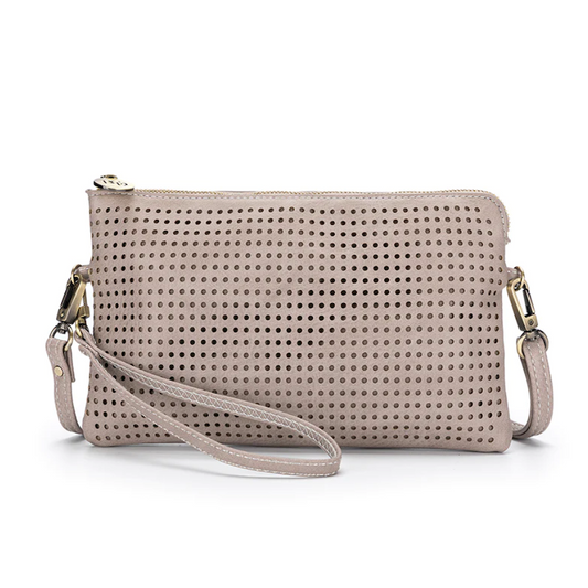 Nina Crossbody Clutch - Stone