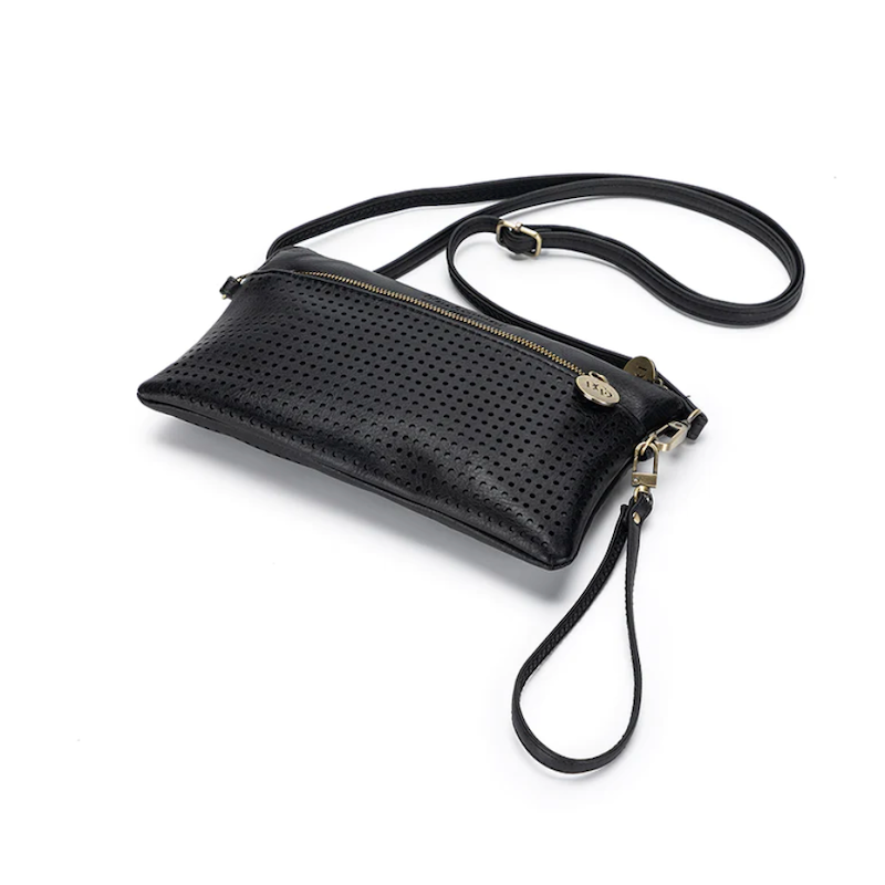 Nina Crossbody Clutch - Black