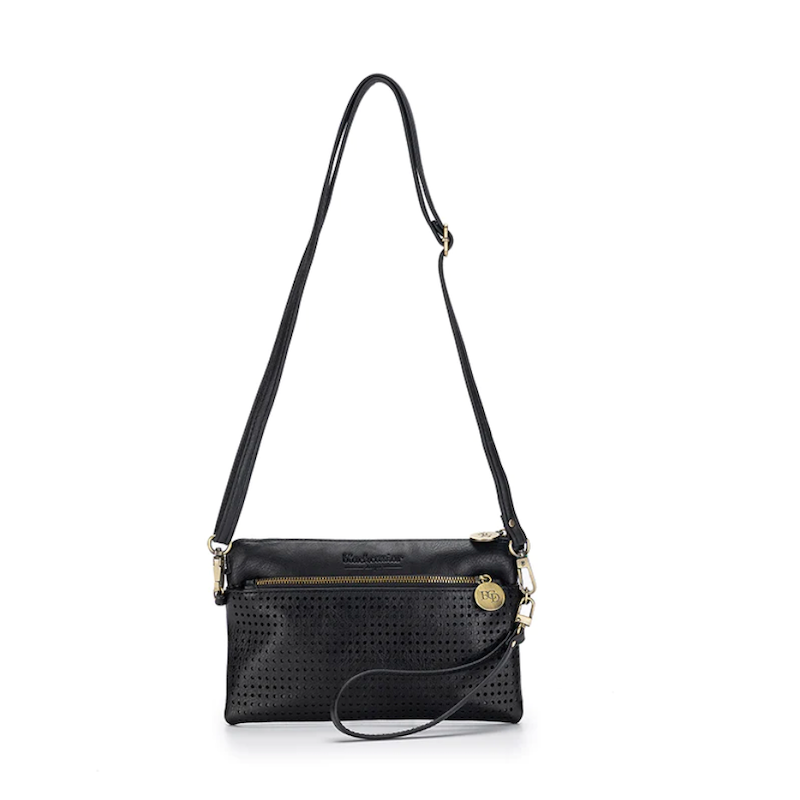 Nina Crossbody Clutch - Black