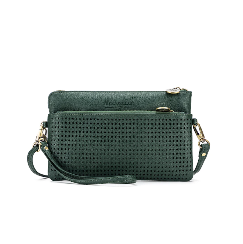 Nina Crossbody Clutch - Deep Green - Kat and Ko Clothing