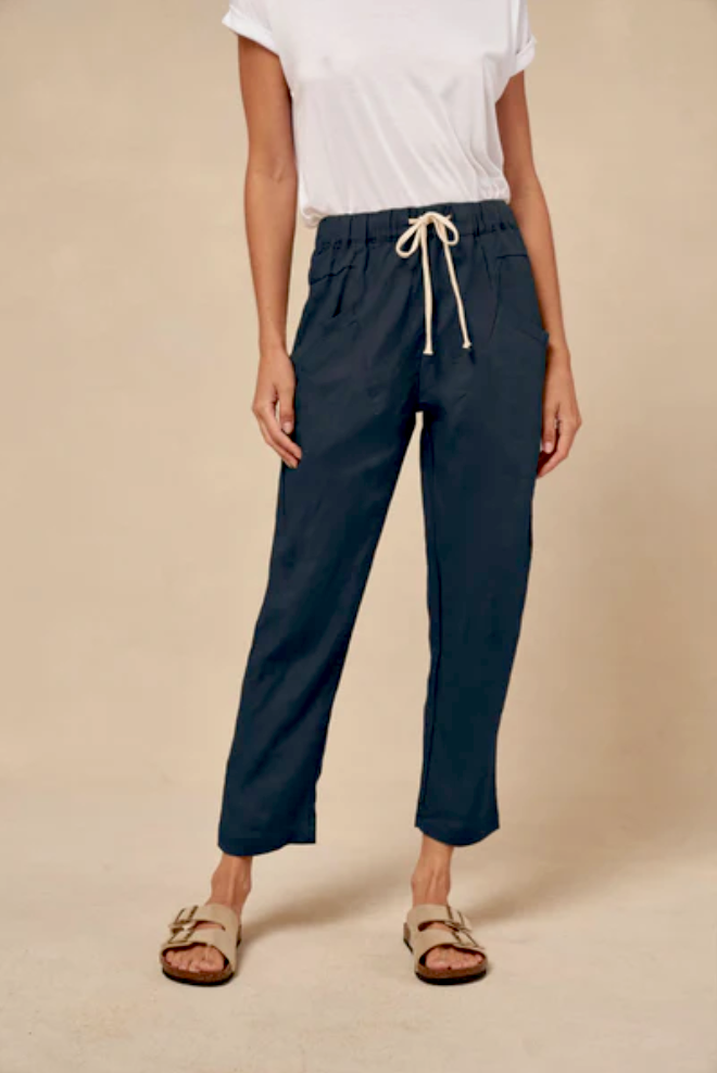 Luxe Pants - Navy - Kat and Ko Clothing