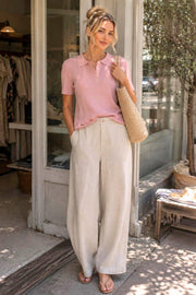 Polo Top - Pink
