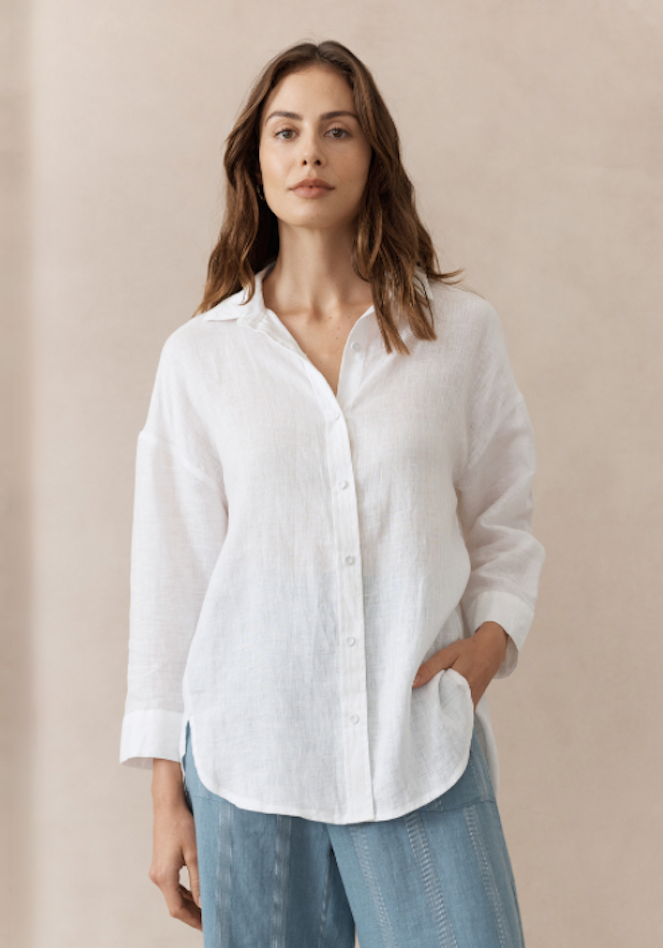 Boyfriend Shirt - White