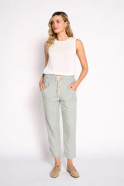 Luxe Pants - Dusty Aqua