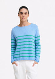 Bobbie Top - Blue/Jade