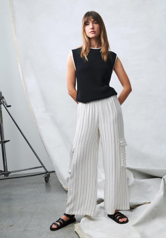 Stripe Cargo Pants