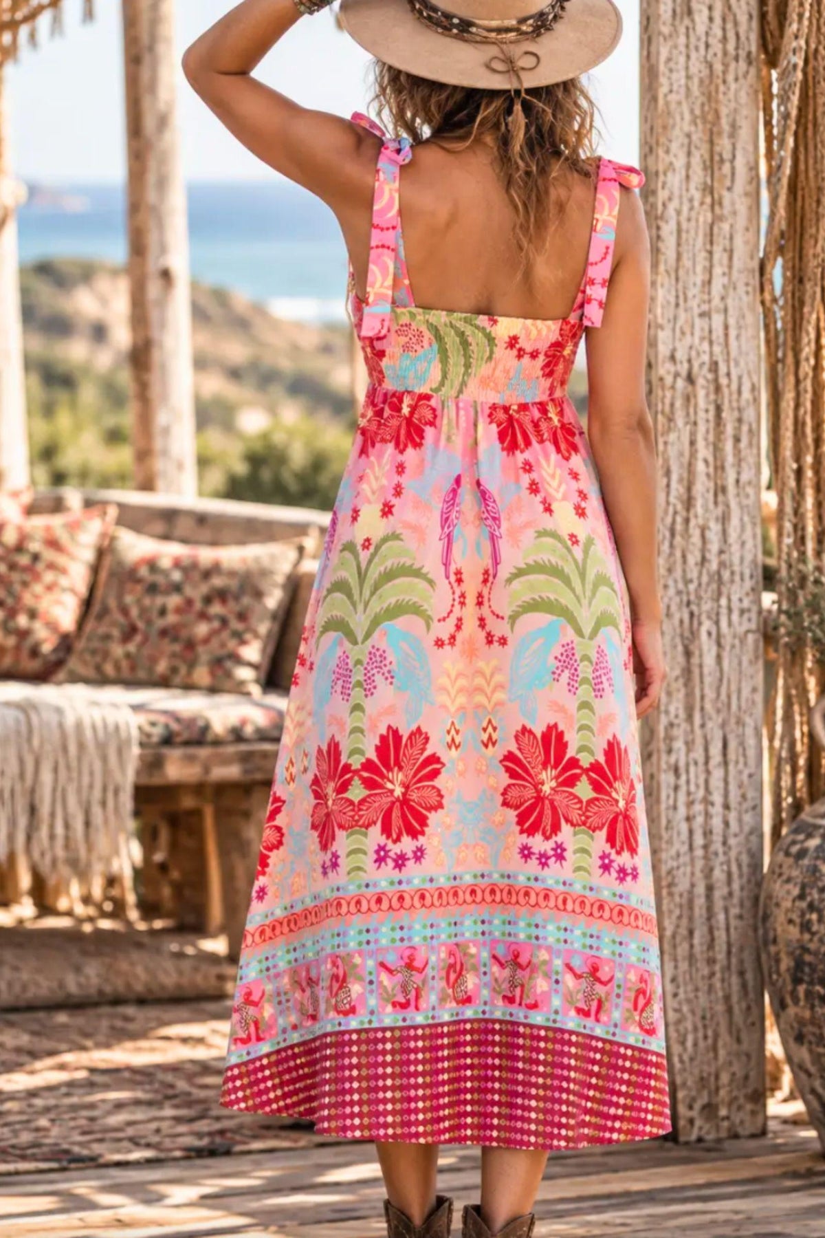 Hibiscus Empire Dress