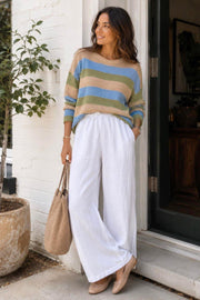 Stripe Tulum Knit - Blue/Green