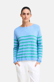 Bobbie Top - Blue/Jade