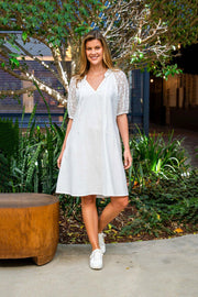 Brodie Dress - White