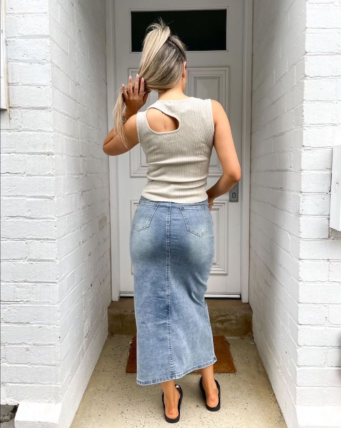 Cassia Denim Skirt